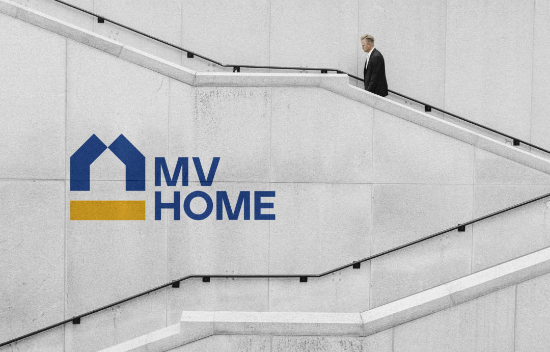 MV-HOME建筑行业品牌logo设计